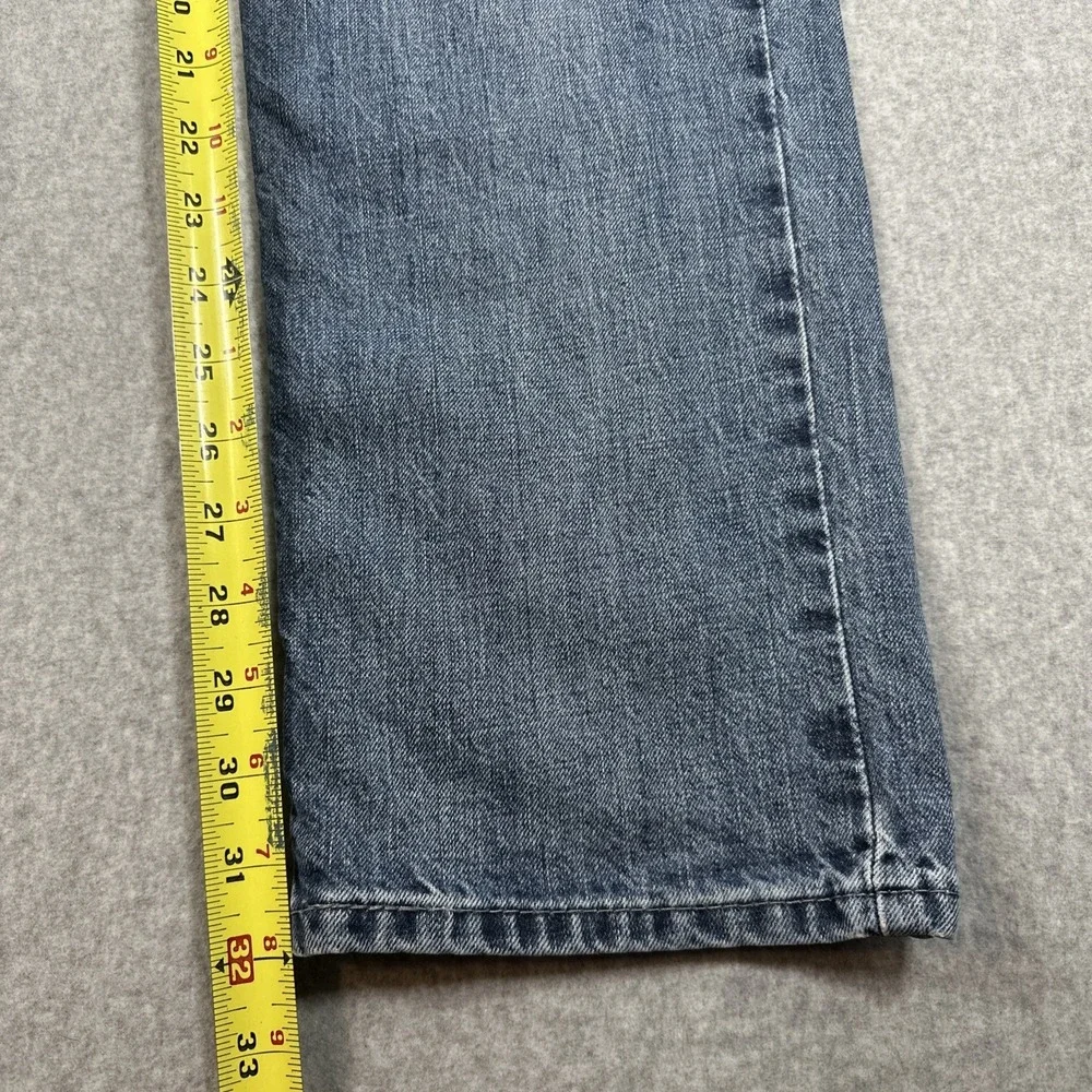 Levi's 514‎ Straight Fit Jeans Men's 32x32 Light Wash Denim Fade Paint Splatter